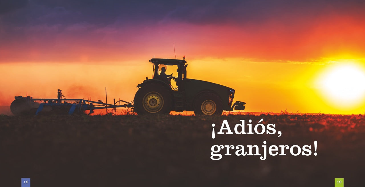 Los Granjeros 9781608189298 - Bilingual Children's Book in English & Spanish - Perfect for Early Learning and Storytime
