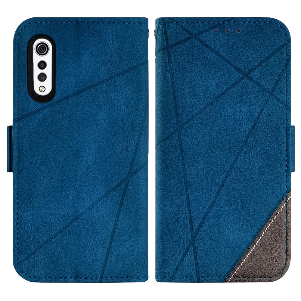 Premium Leather Wallet Case & Tempered Glass Screen Protector for LG Velvet 5G (LM-G900UM) - Compatible with Verizon, T-Mobile & UW Models | Card Holder Flip Cover for Everyday Protection & Convenience | Perfect for Business, Travel & Daily Use
