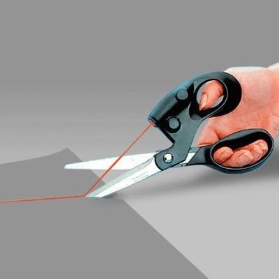Laser Guided Scissors for Sewing - Straight Fast Cutting with Precision - Perfect for Quilting, Dressmaking & Fabric Crafts