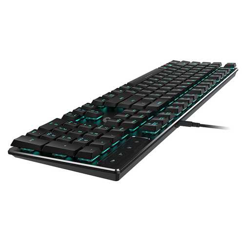 Dareu EK820 Ultra Thin 104-Key LED Backlit Mechanical Gaming Keyboard with Blue/Red Switches - Perfect for PC Gaming, Typing & Office Work