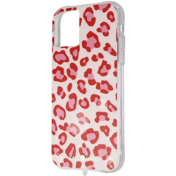 Case Mate Prints Series Pink Leopard Phone Case for Apple iPhone 12 & 12 Pro - Stylish Protective Cover for Everyday Use & Fashion Accessory