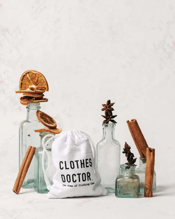 Natural Fragrance Sachets with Dried Orange Peel, Cinnamon, Cloves & Star Anise | Aromatherapy, Home Decor & Gift Idea