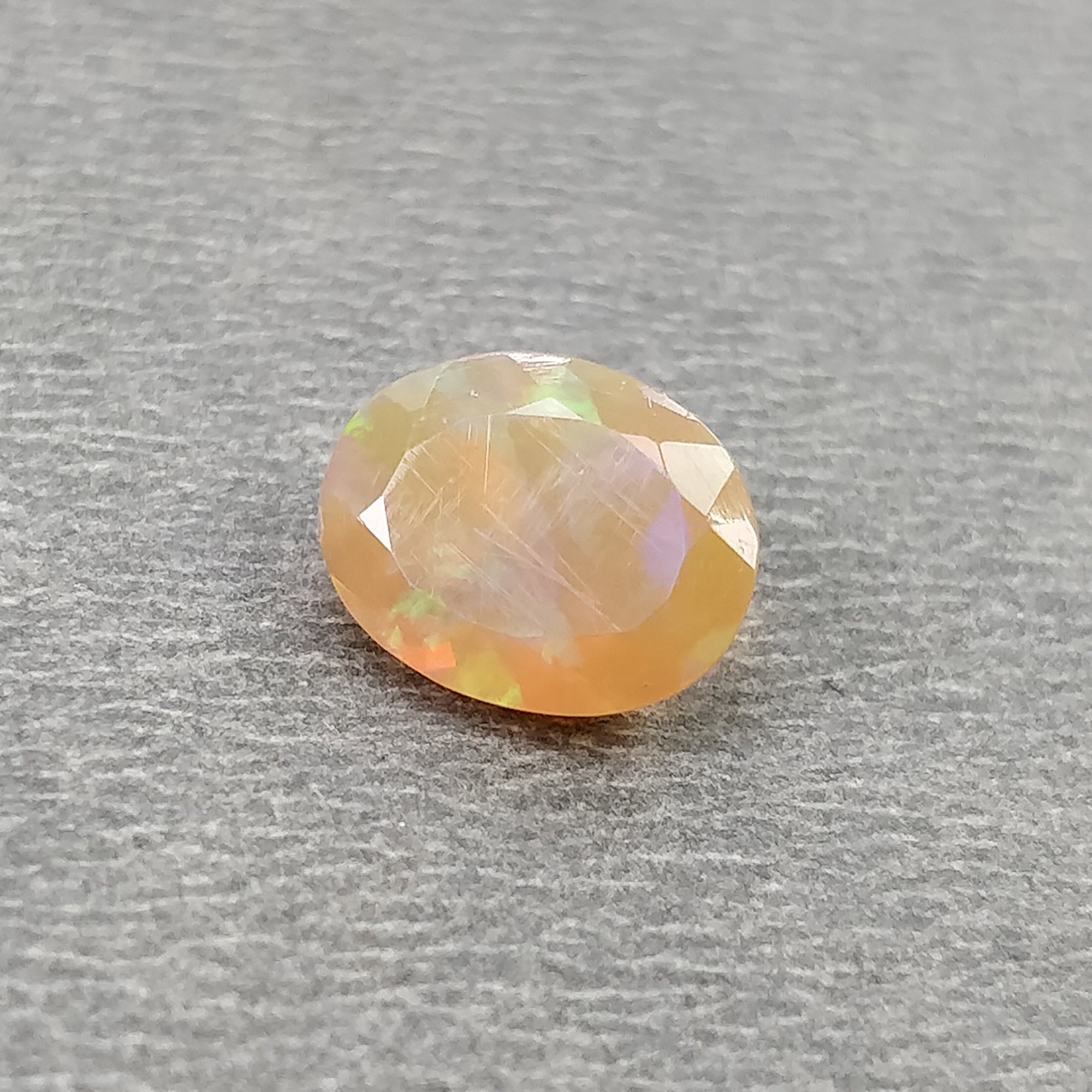 Natural Ethiopian Opal Gemstone - 0.70cts Untreated Oval Opal (9x7mm) | Handcrafted Jewelry Making, Engagement Rings & Unique Gift Ideas