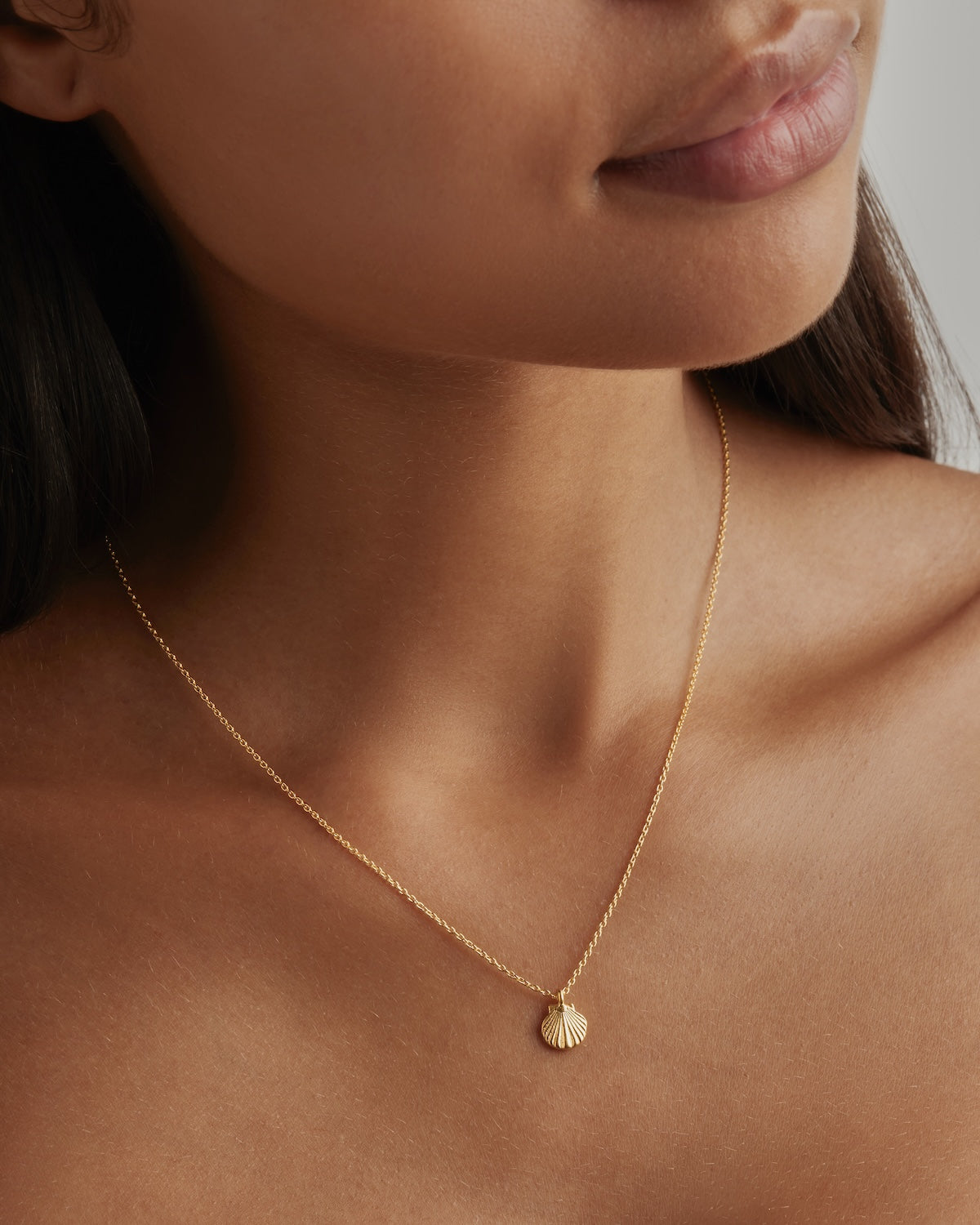 18K Gold Vermeil Shell Necklace - Elegant Beach Jewelry for Women | Perfect for Summer Vacations, Weddings & Boho Fashion