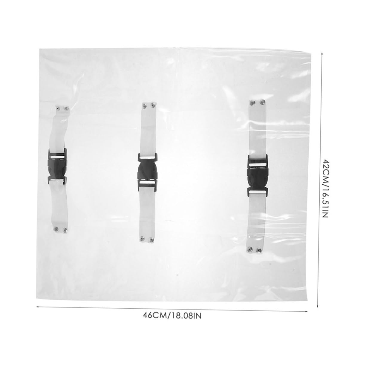 2-Pack Transparent Chair Foot Covers - Non-Slip Recliner Protector Pads, Furniture Leg Cushions for Hardwood Floors (Ideal for Office Chairs, Dining Chairs & Home Furniture Protection)