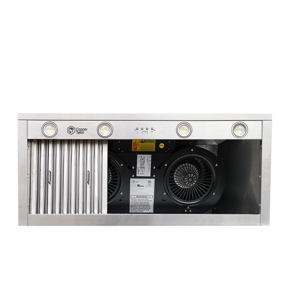 Premium RHM SH35 2VTR Custom Handcrafted Stainless Steel Curved Range Hood - Professional Kitchen Ventilation for Home Chefs & Modern Kitchens