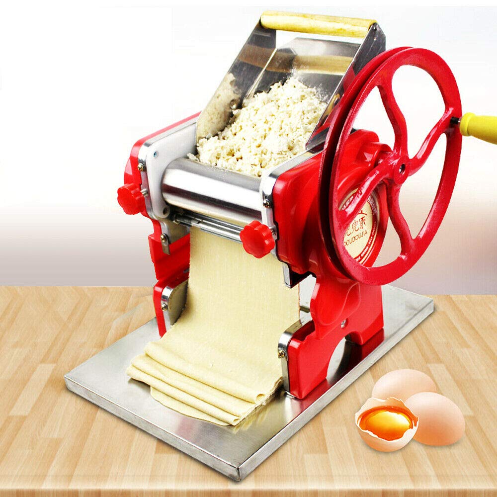Multi-Functional Manual Noodle Maker Machine for Pasta, Dumpling Wrappers & Dough - Perfect for Home Kitchen, Italian Cuisine & Asian Cooking