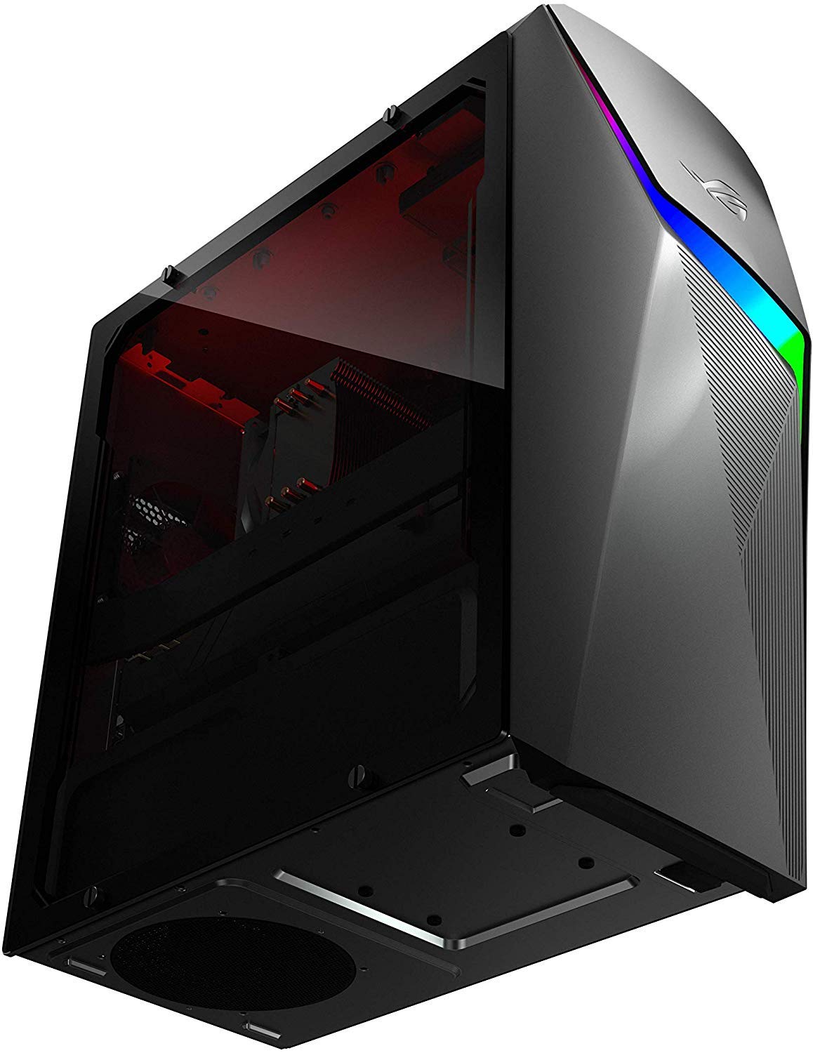 Refurbished ASUS ROG Strix GL10DH Gaming Desktop PC - AMD Ryzen 7 3700X 8-Core, 16GB RAM, 512GB SSD + 1TB HDD, NVIDIA RTX 2070 Super, WiFi, Windows 10 Home (Renewed) - Perfect for 4K Gaming, Streaming & Content Creation