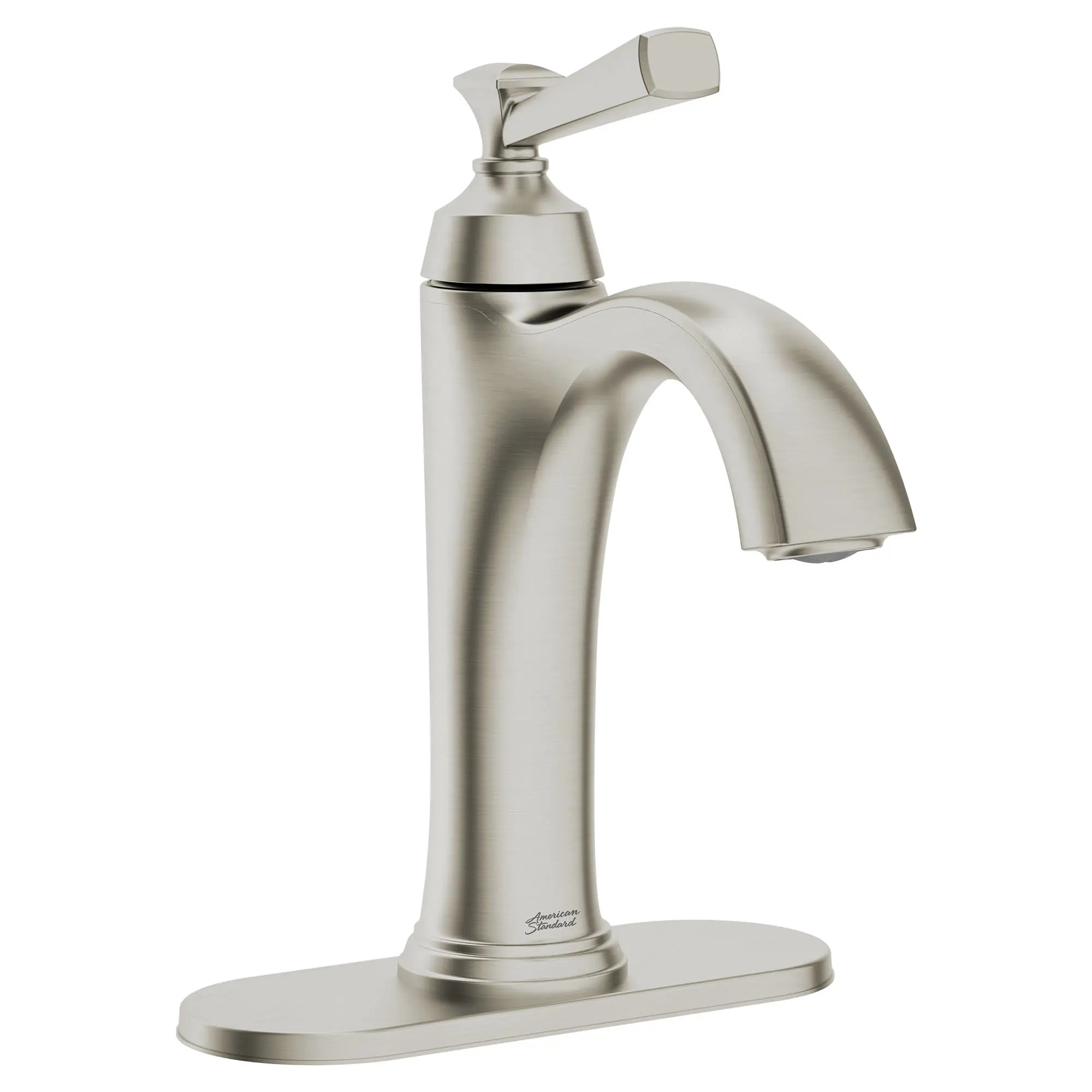Glenmere Single Hole Bathroom Faucet with Lever Handle - 1.2 GPM/4.5 LPM Water-Saving Design - Perfect for Modern Vanities and Small Bathrooms