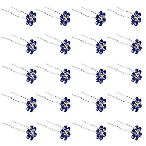 Crystal Flower-Navy