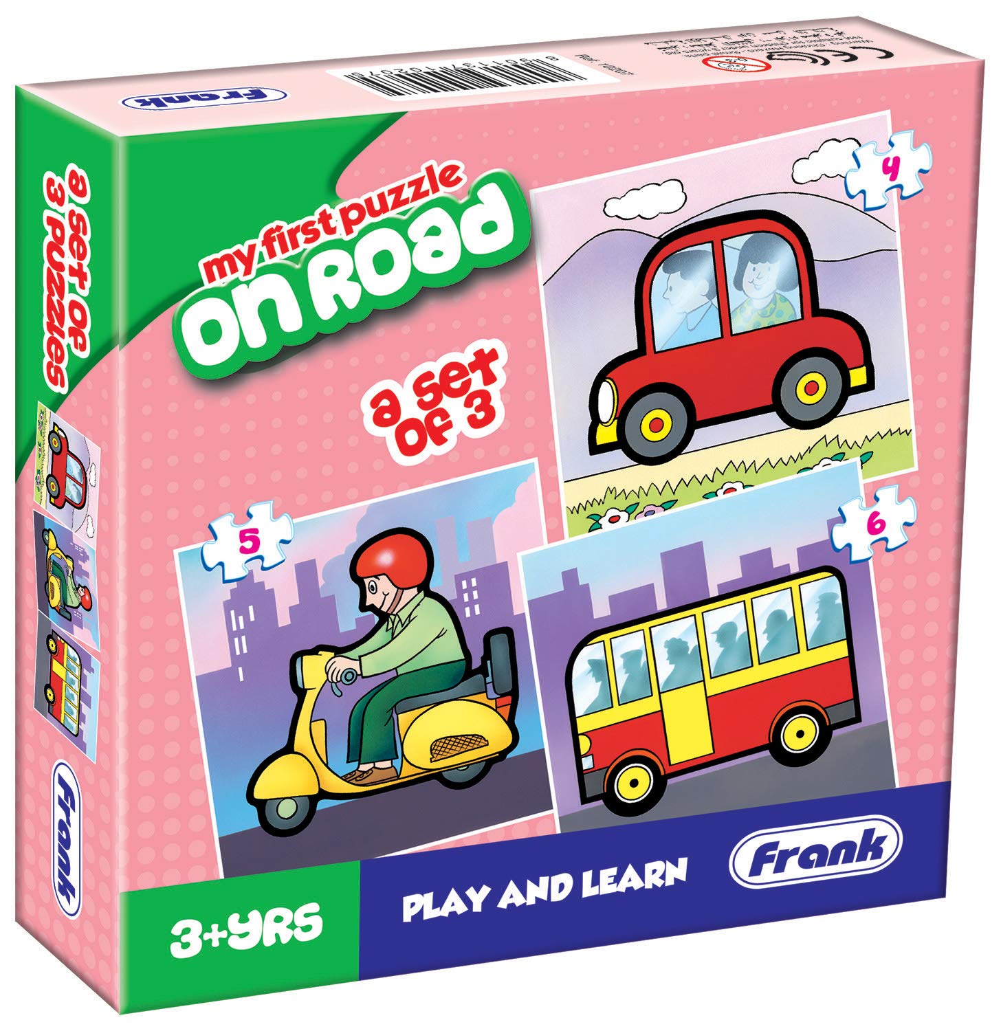 Frank On Road & with Wings - Kids' Fun Adventure Backpack (Pack of 1) - Perfect for School, Travel & Outdoor Activities