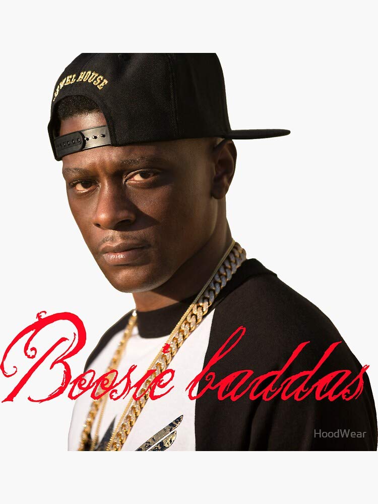 Boosie Badazz Stickers - Waterproof Decal Stickers for Hydro Flask Water Bottles, Laptops, Skateboards & More - Durable Vinyl Graphic Stickers for Personalization, DIY Crafts & Gift Decorations