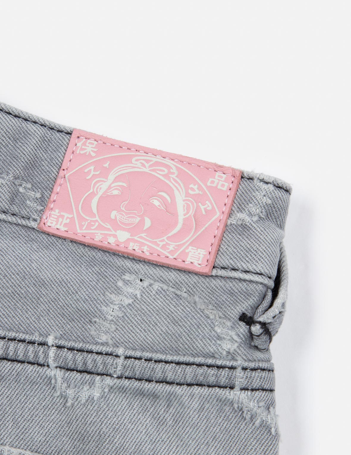 Seagull Embroidery Denim Shorts for Women - Fashion Allover Heart Design High Waisted Stretch Jeans Shorts | Perfect for Summer, Beach, Casual Outfits and Street Style