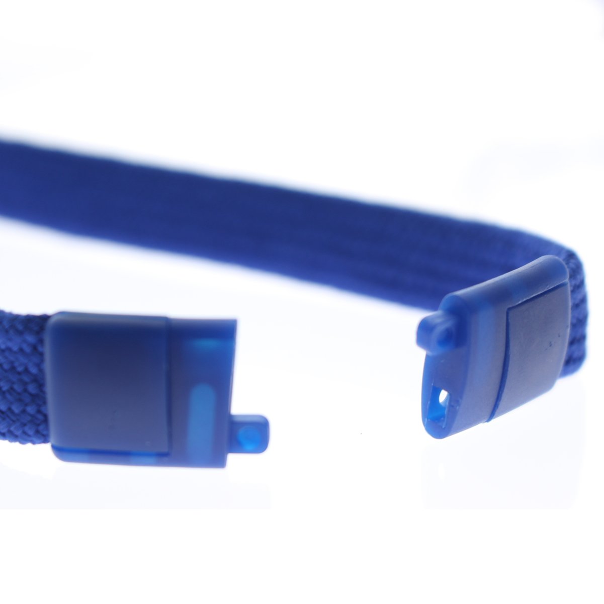 Heavy Duty Breakaway Lanyards 100 Pack - ID Badge & Key Holder with Split Ring for Office & Events (Royal Blue)