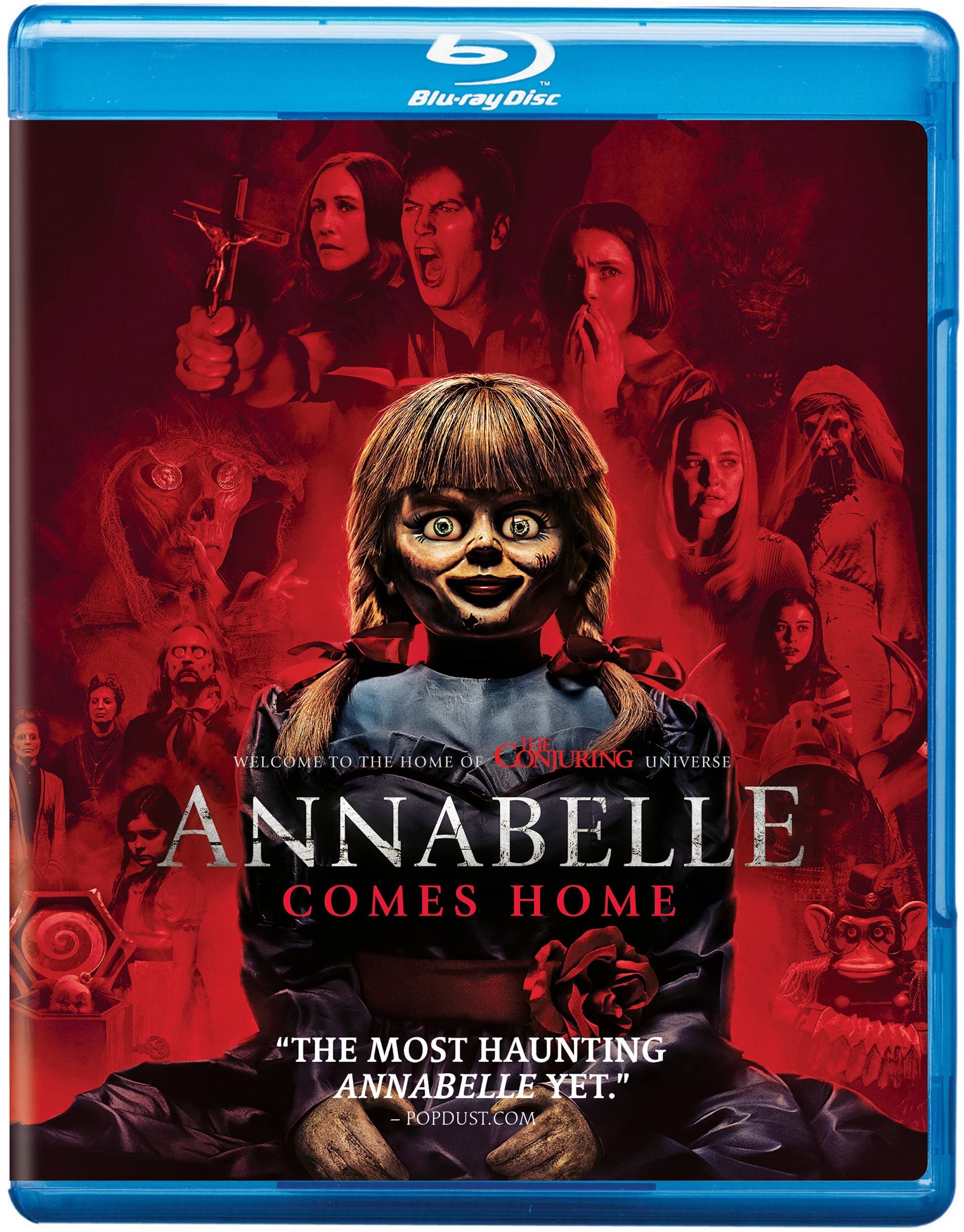 Annabelle Comes Home Blu-ray - Horror Movie DVD - Perfect for Halloween Movie Nights & Scary Film Collections