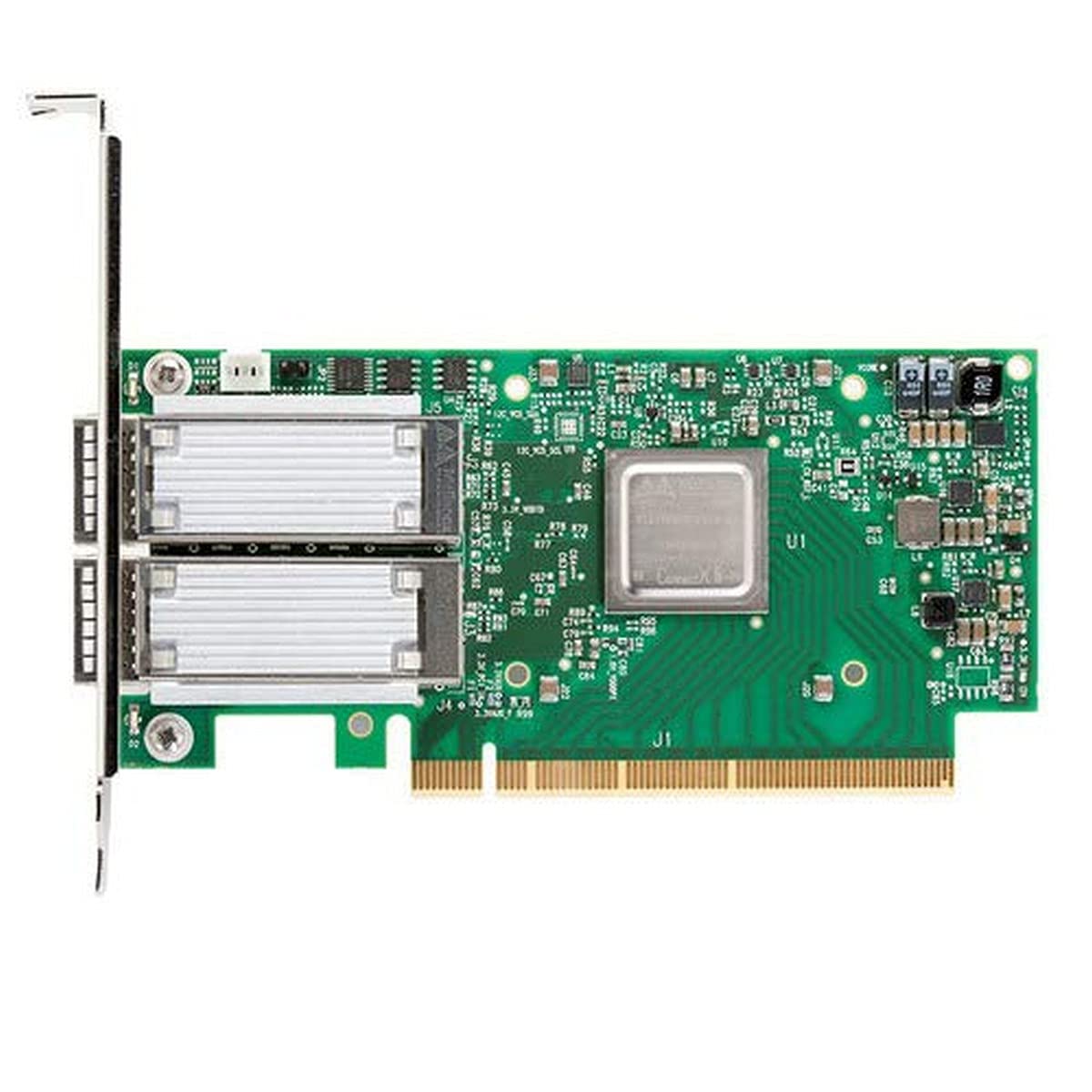 Mellanox ConnectX-5 EN 10/25/40/50GbE PCIe 4.0 x16 Ethernet Network Adapter Card - Low Profile, Dual-Port, RoHS Compliant (MCX516A-BDAT) for Data Centers, Cloud Computing & High-Performance Networking