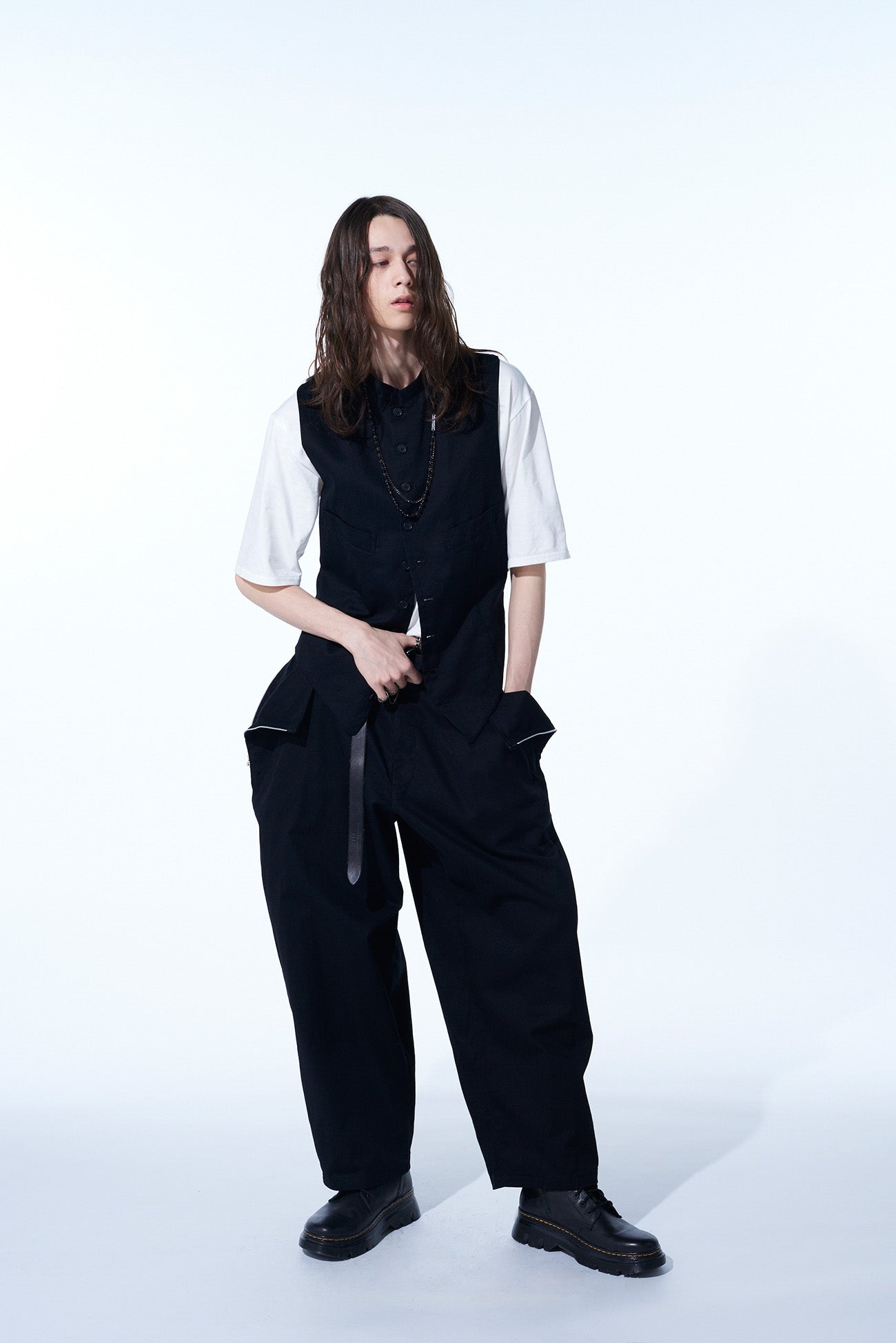 **Cotton Twill Drawstring Wide Leg Pants with Side Zip Pockets - Comfortable Casual Pants for Women, Lounge Wear, Travel & Everyday Outfits**