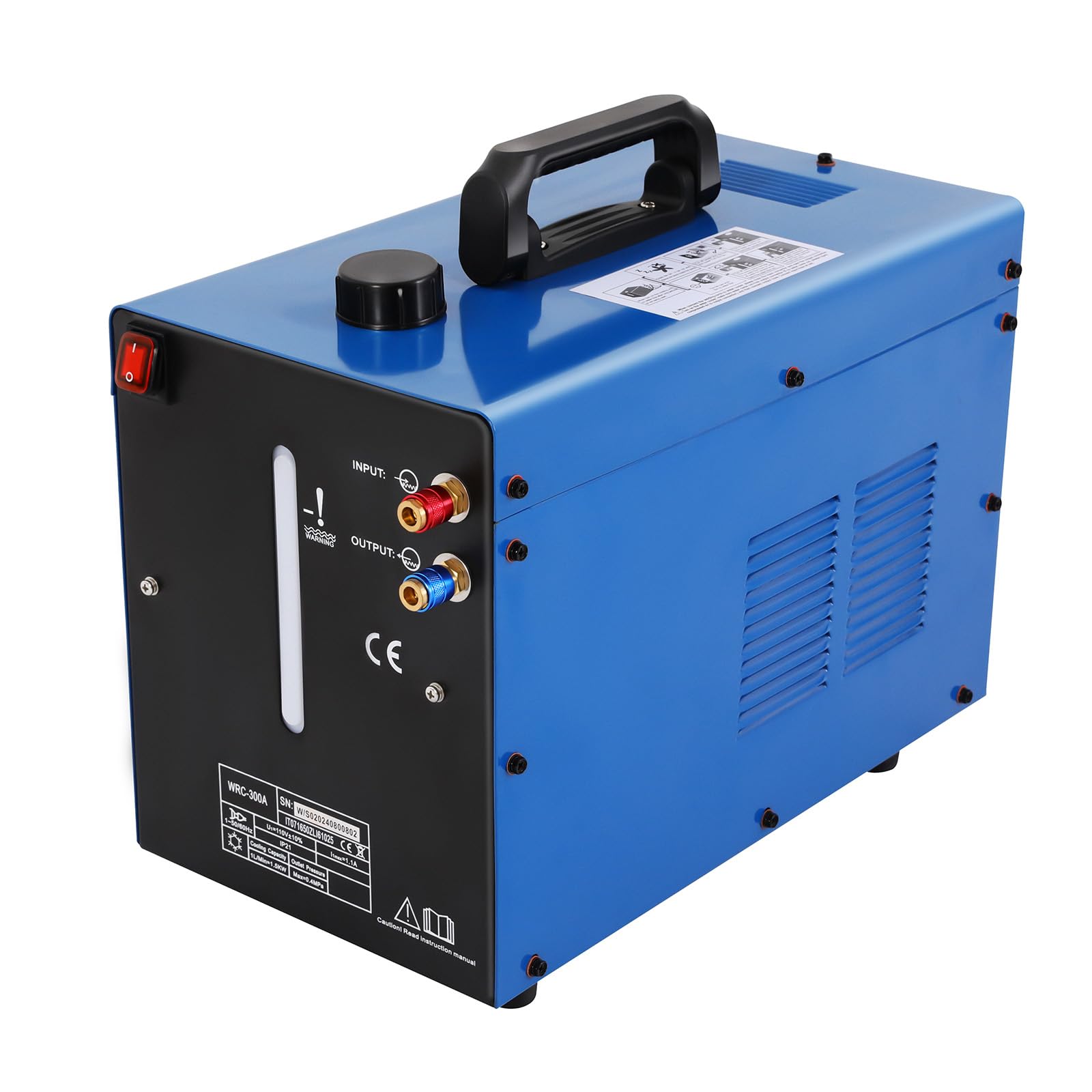 370W TIG Welder Water Cooler System - 10L Capacity, 2.1 GPM Flow for Water Cooled TIG Torch | Perfect for Aluminum Welding, Metal Fabrication & Industrial Welding Applications