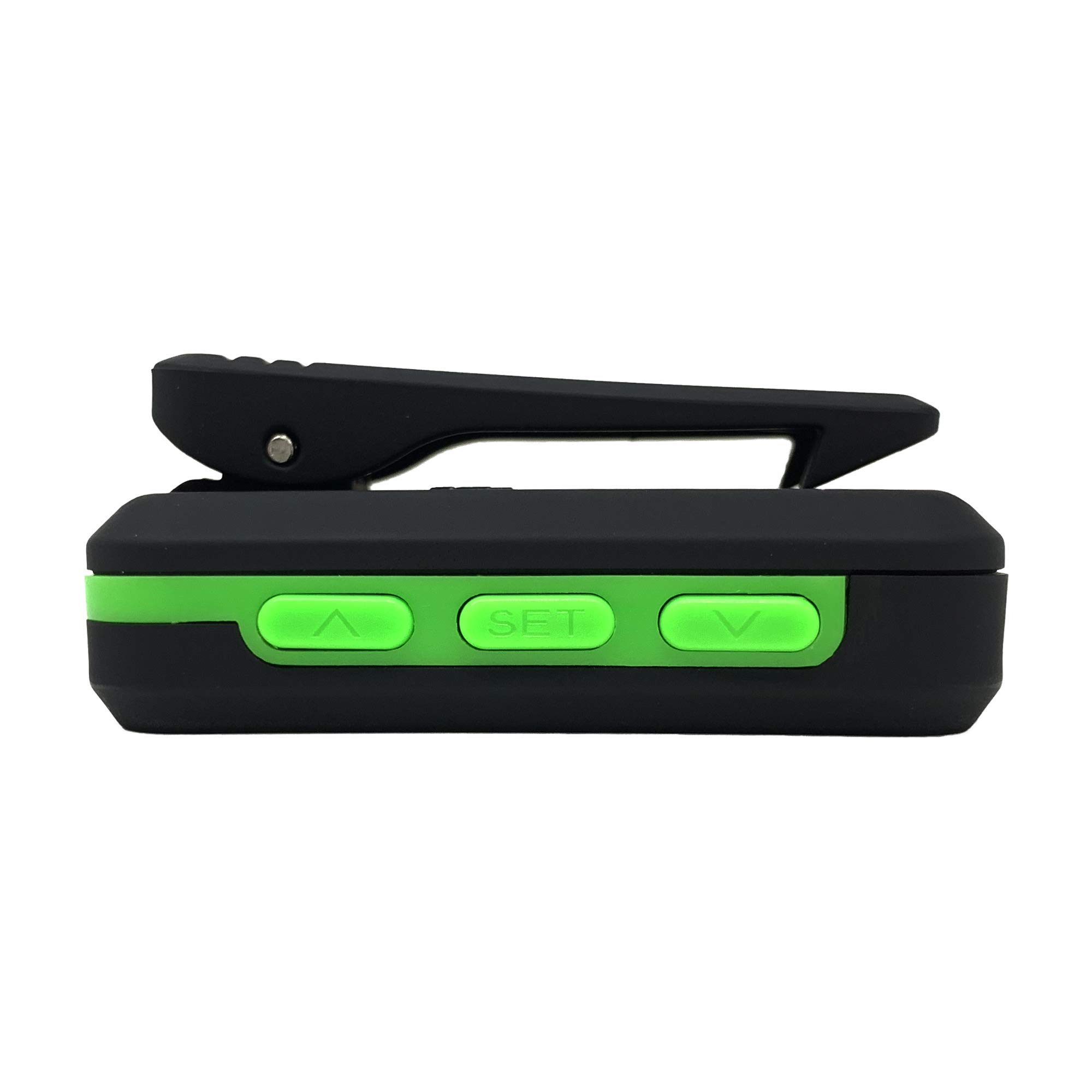 Gymboss Plus Interval Timer & Stopwatch with Adjustable Strap - Black/Green Buttons Bundle for HIIT, CrossFit, Running & Workout Training