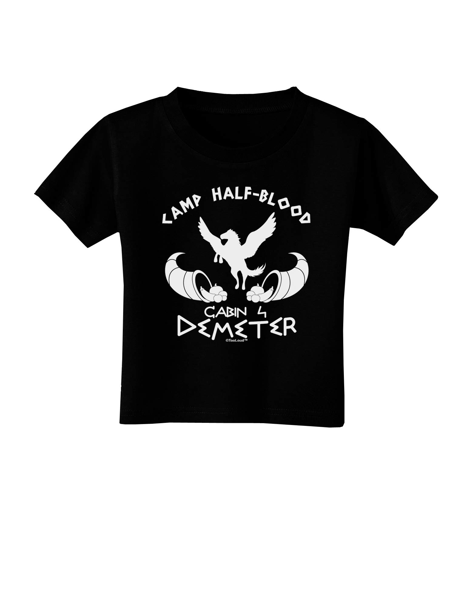 TOOLOUD Cabin 4 Camp Half Blood Kids T-Shirt - Dark for Outdoor Adventures