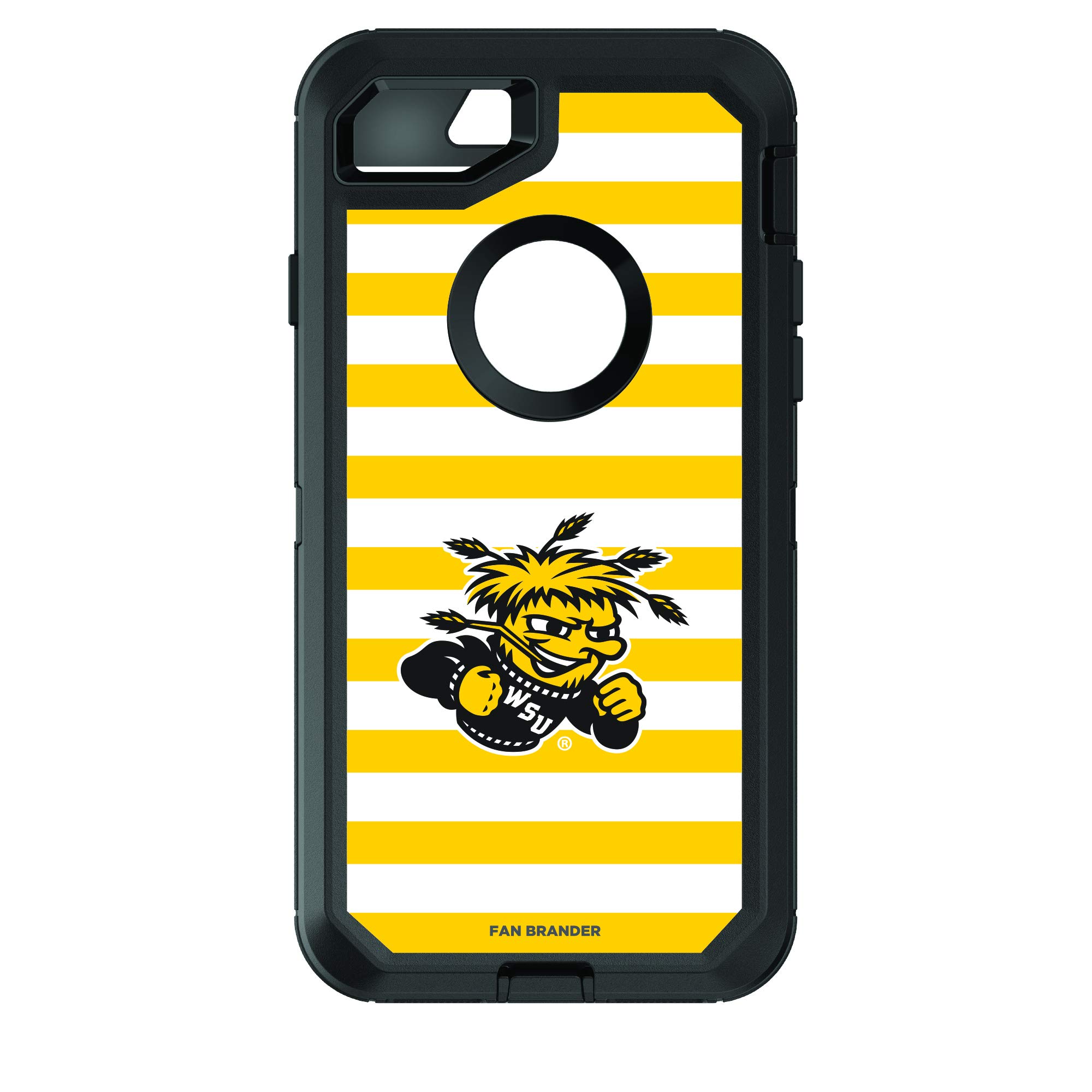 NCAA OtterBox Defender iPhone Case with Stripes - Durable Protection for Sports & Outdoors