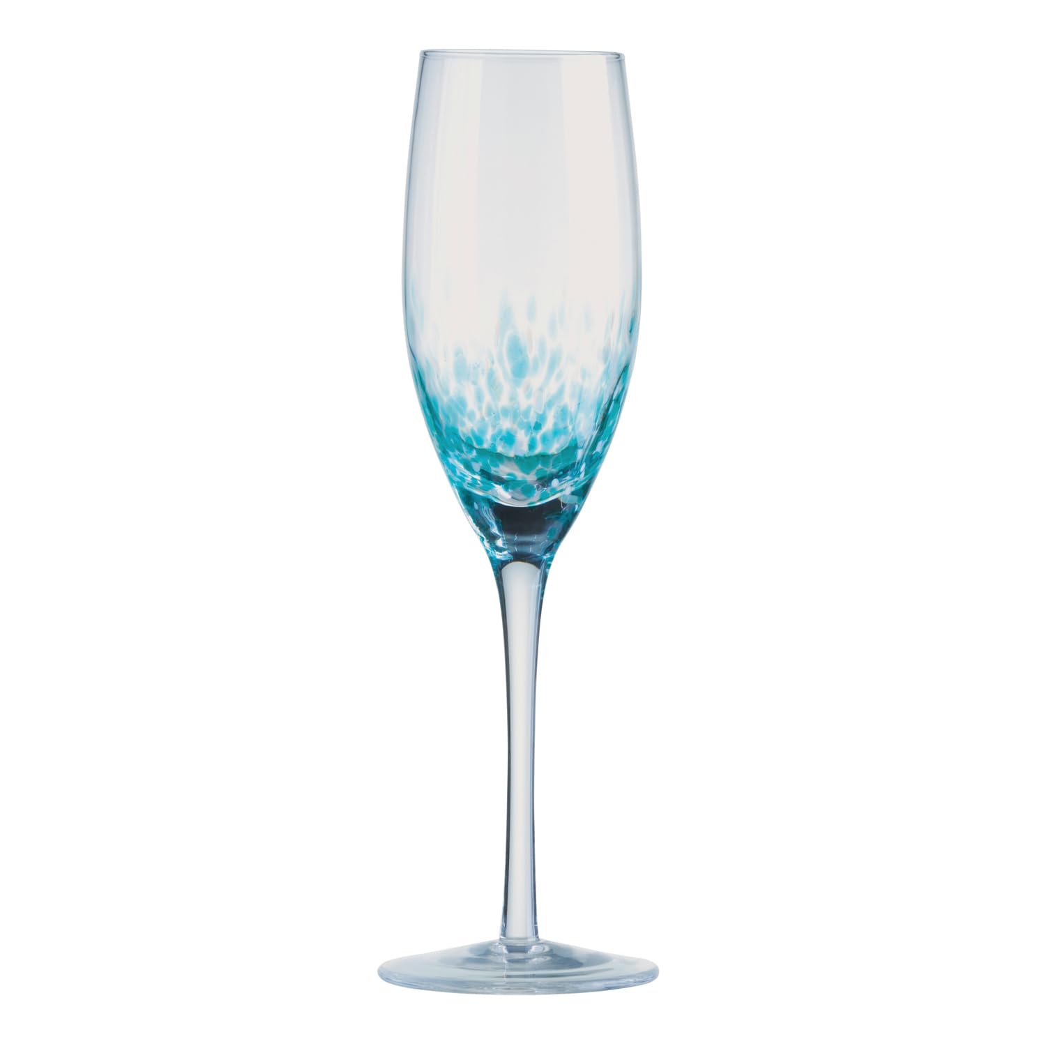 Speckle Champagne Flutes Set of 4 - 250ml Multicolored Crystal Glasses | Perfect for Engagement Gifts, Wedding Toasts & Anniversary Celebrations | Elegant Drinkware for Parties & Special Occasions