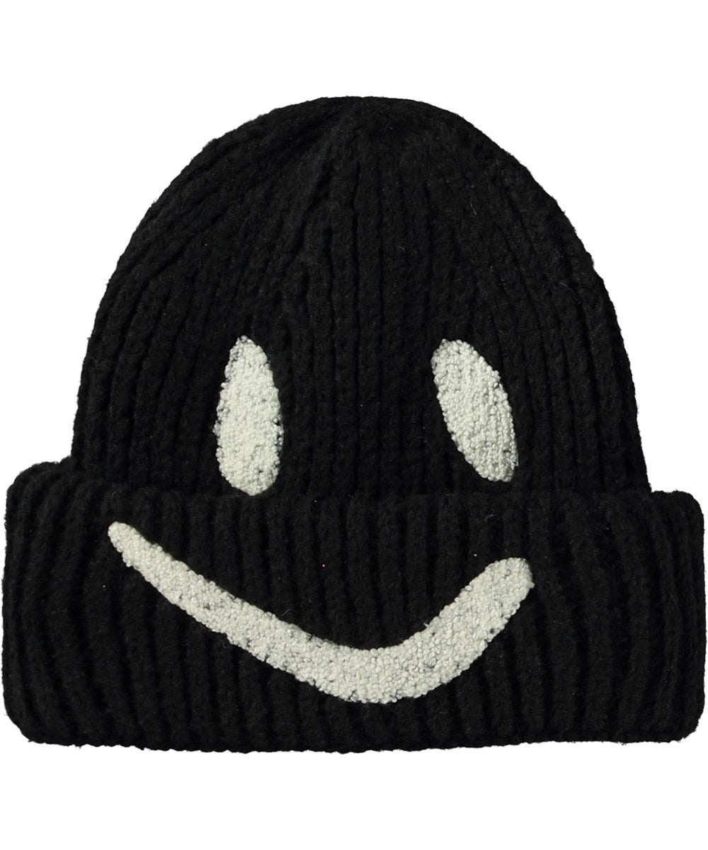 Molo Kim Ribbed Smile Hat - Soft Knit Beanie for Women & Men in Multiple Colors | Perfect for Winter, Outdoor Activities & Casual Fashion