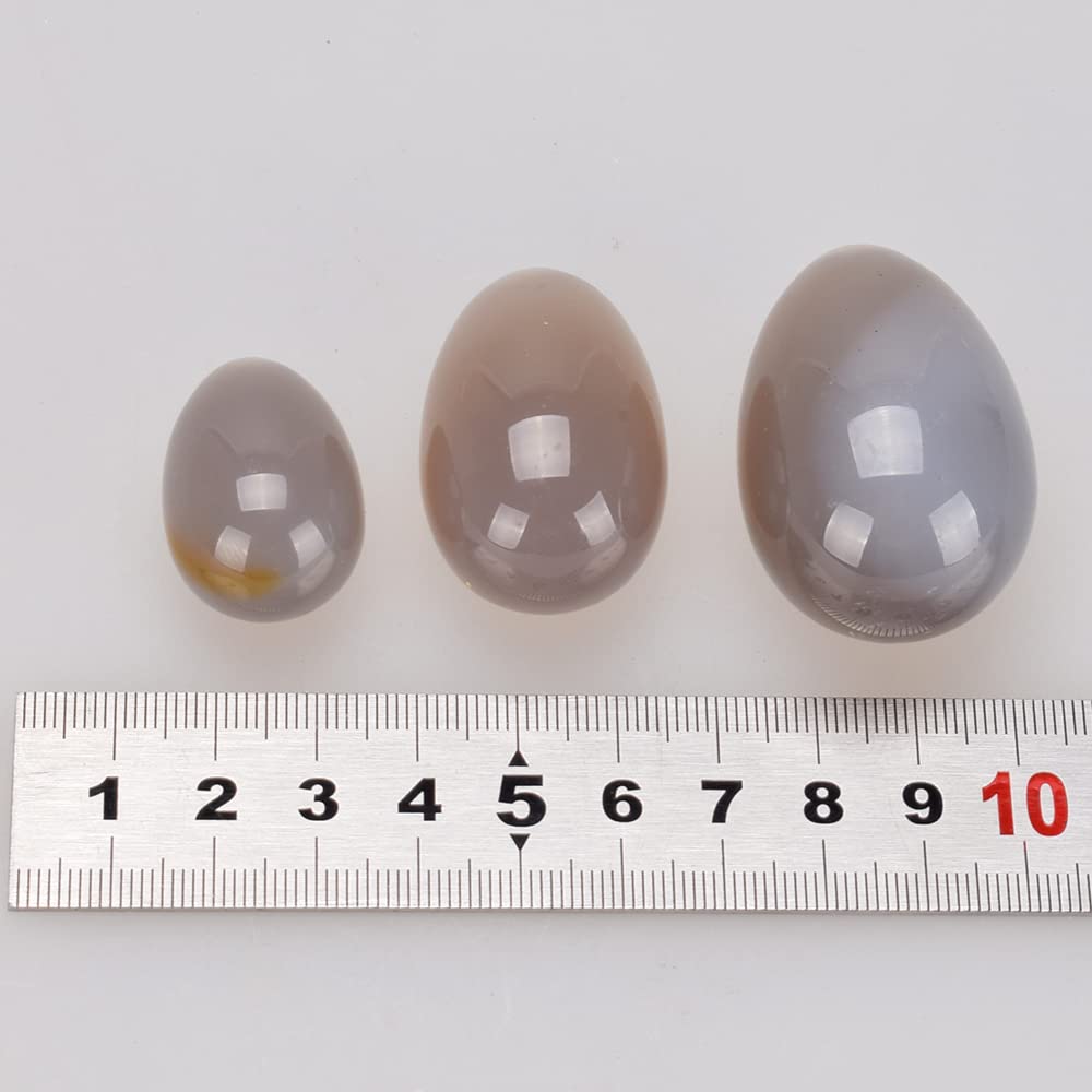 Natural Carnelian Yoni Eggs for Women – Drilled Kegel Balls & Jade Ben Wa Balls for Pelvic Floor Exercise, Muscle Massage & Intimate Wellness – Perfect for Yoga, Meditation & Tantric Practices