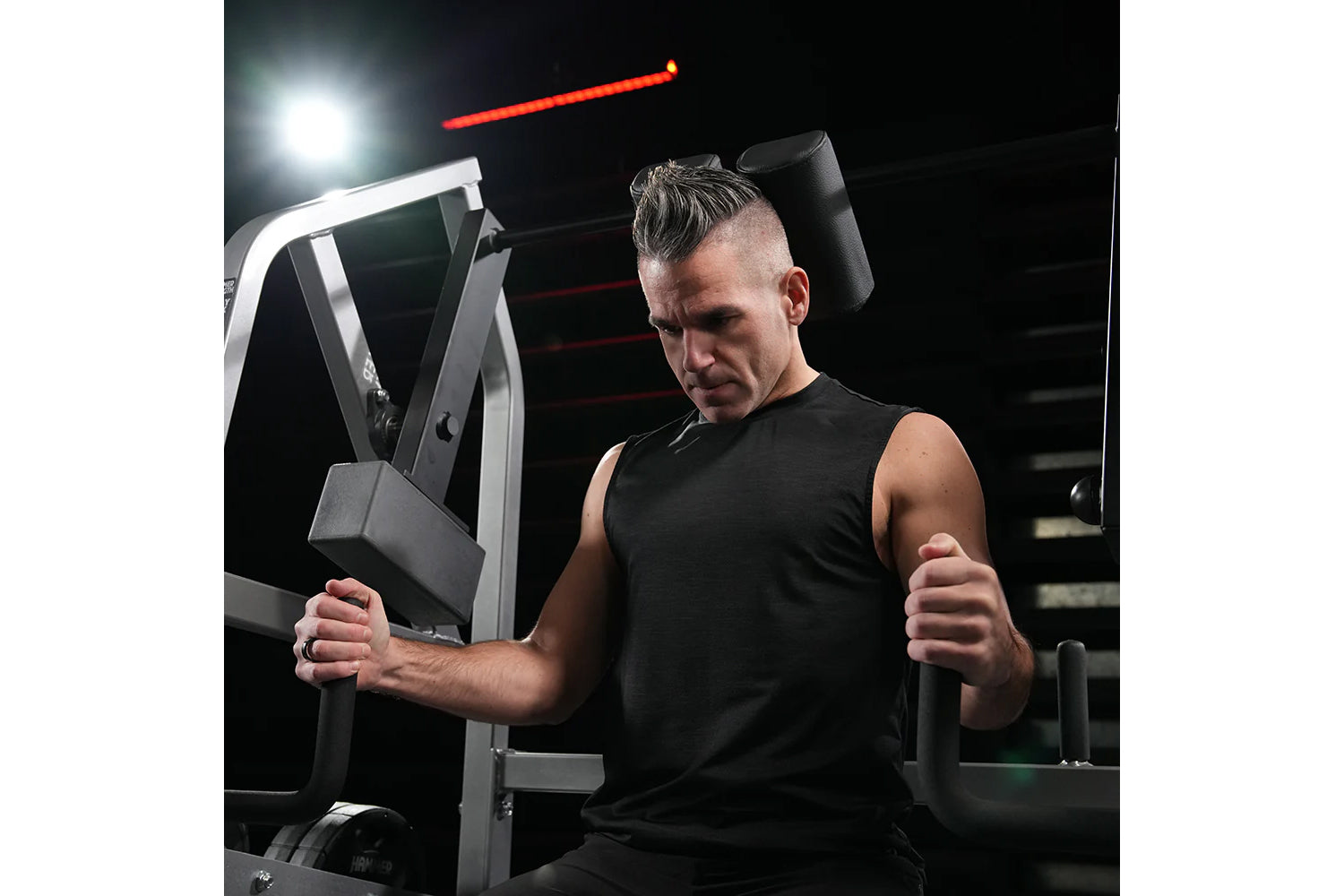 Hammer Strength Plate Loaded 4-Way Neck Machine - Gym Equipment for Neck Training & Muscle Building | Perfect for Home & Commercial Gyms