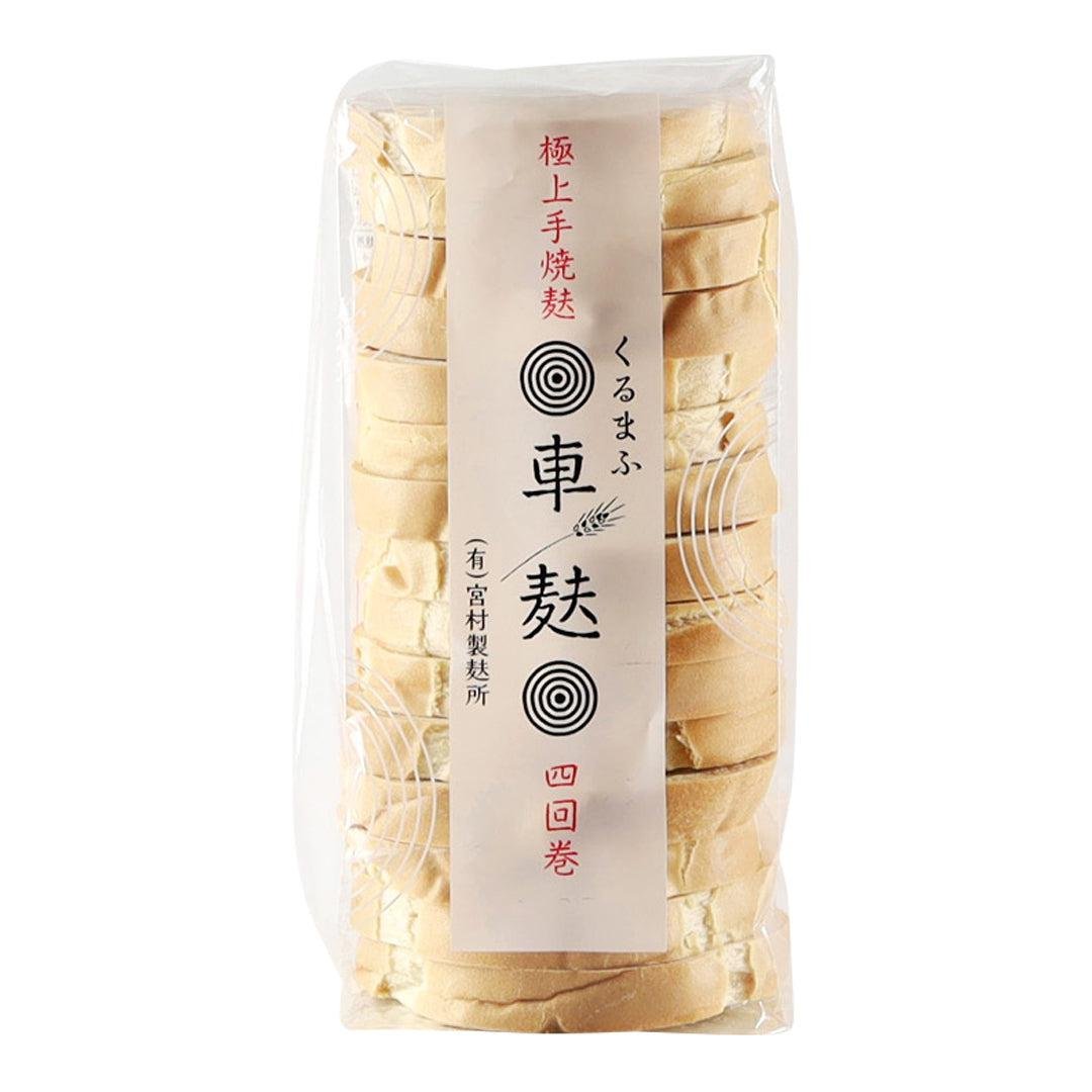Premium Miyamura Kuruma Fu Japanese Dried Wheat Gluten Rolls - 15-Piece Pack | Authentic Japanese Vegan Protein Snack for Ramen, Hot Pot & Asian Cooking