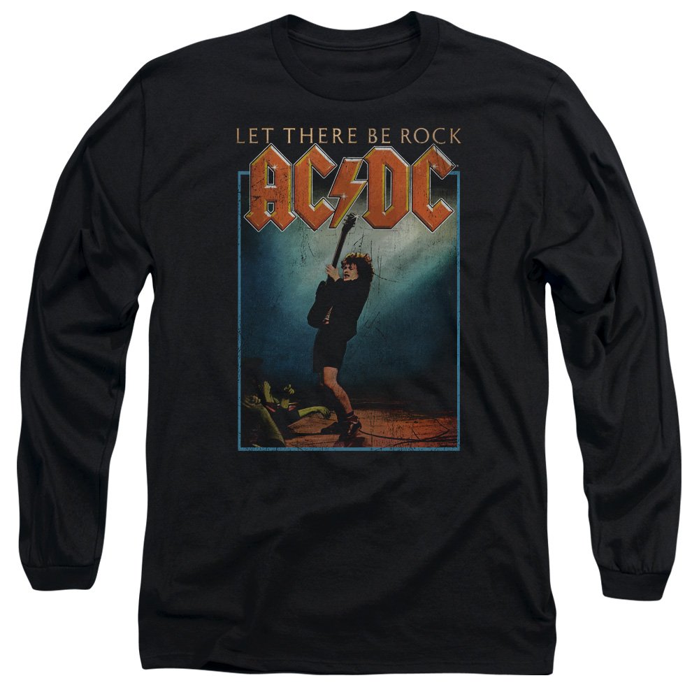 AC/DC Let There Be Rock Vintage Graphic T-Shirt for Men - Classic Rock Band Tee for Concerts, Parties & Casual Wear