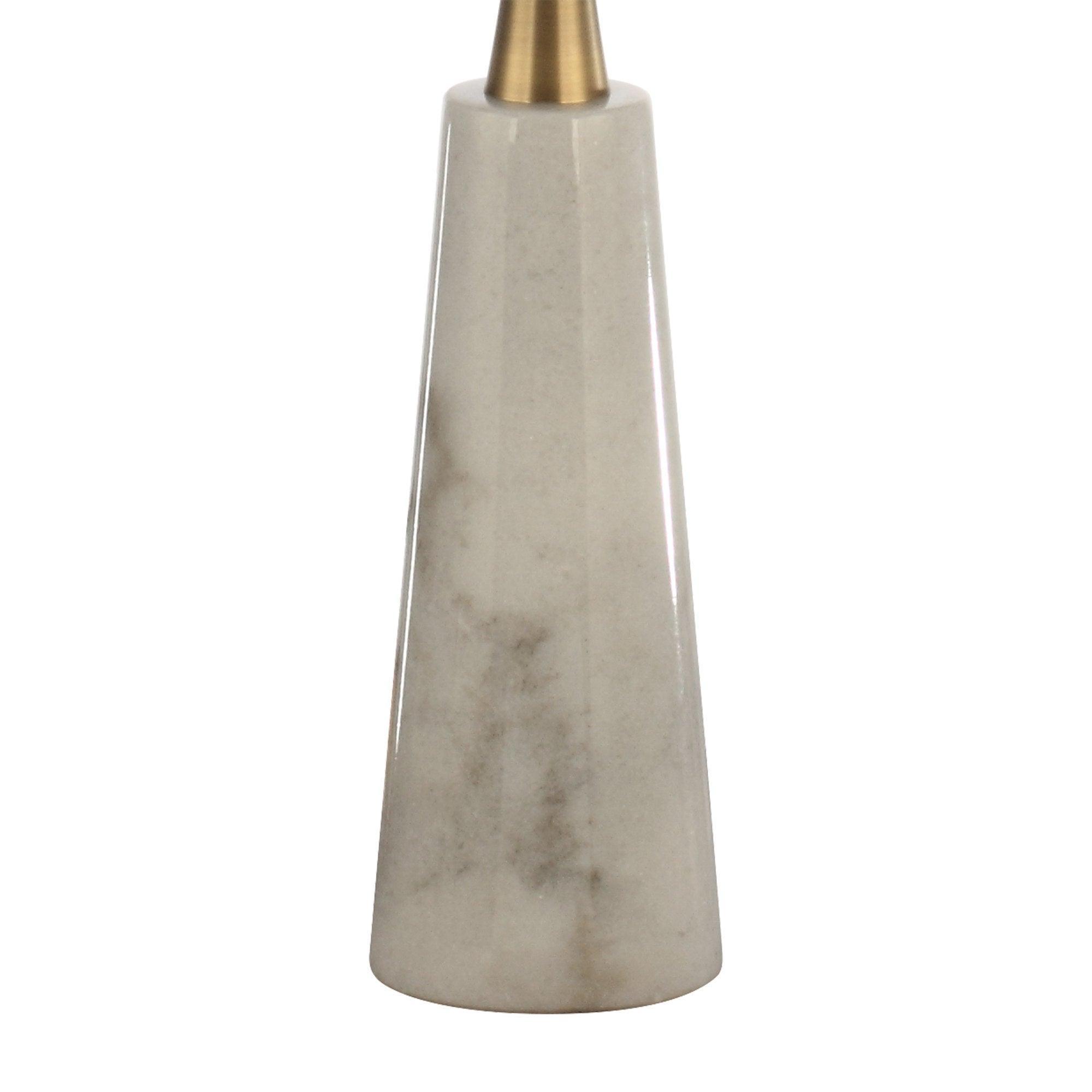 Luxury Golden Marble & Metal Pedestal Table - Elegant Side Table for Living Room, Bedroom, or Office Decor | Modern Home Accent Furniture for Dining Area & Entryway