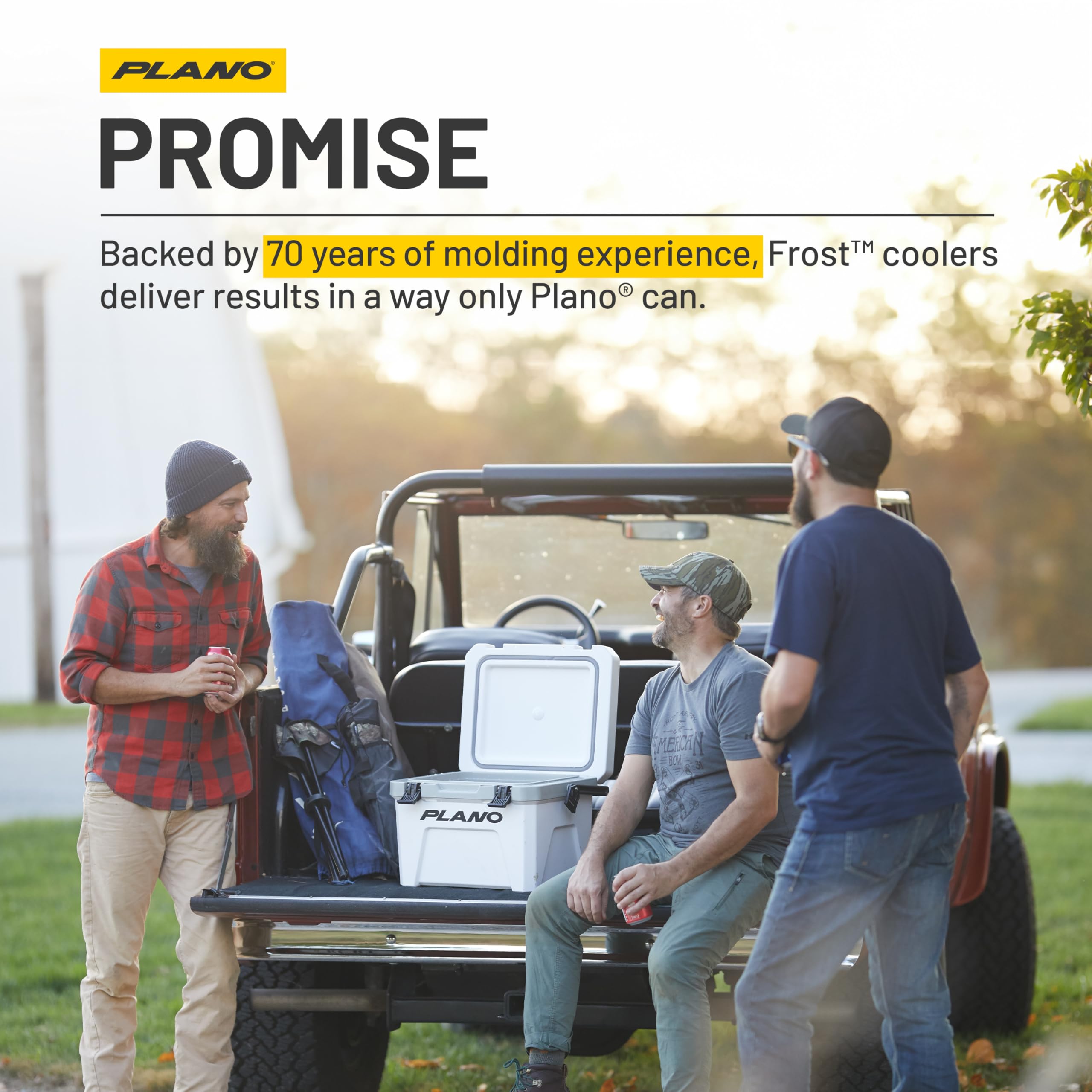 Plano Frost Cooler - Premium Unisex Insulated Cooler for Camping, Picnics & Outdoor Adventures - Keep Drinks Cold for Hours