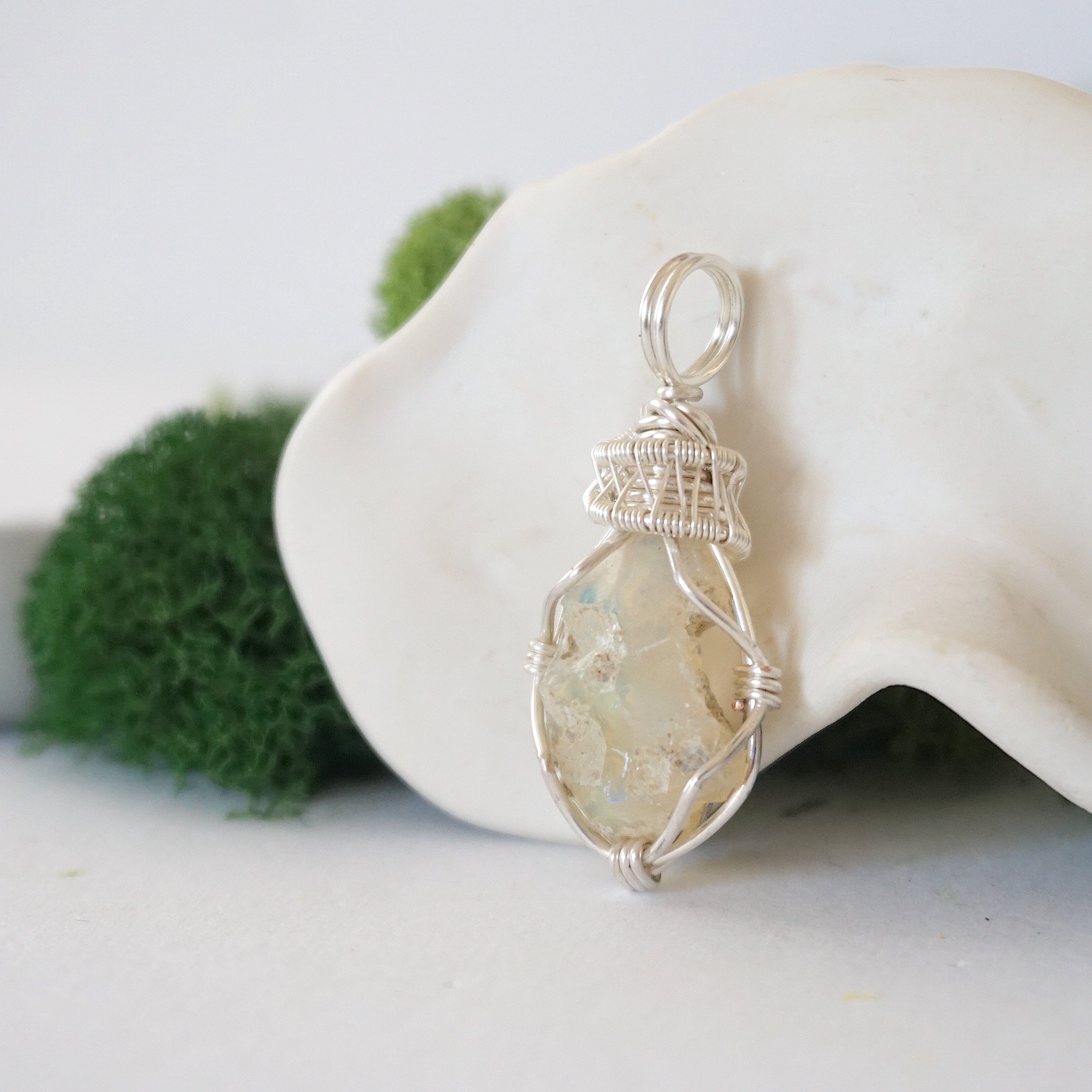 Fire Opal Necklace - Silver Plated Pendant Jewelry for Women | Elegant Gift for Birthday, Anniversary & Special Occasions