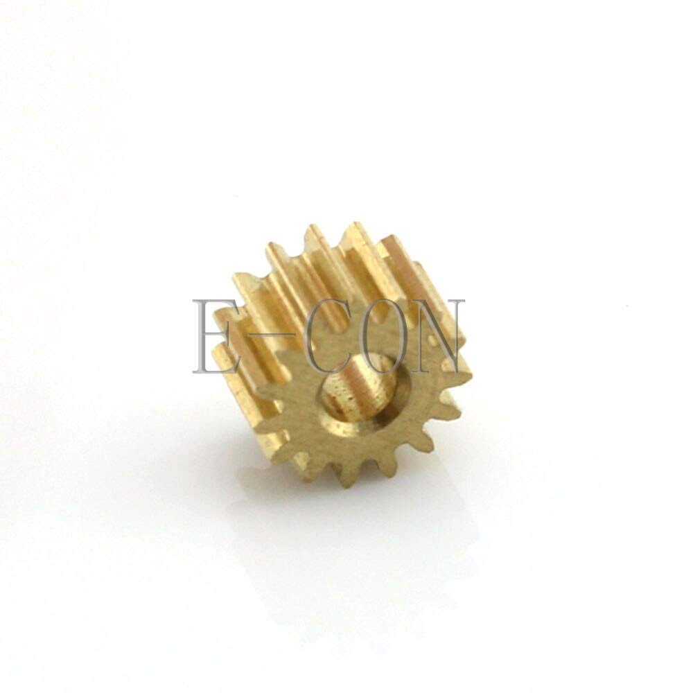 12T 0.5M 5mm Width Metal Spur Gear for Motor - 0.5 Module, 1.57mm Pitch, 2mm/3mm Hole - Perfect for RC Cars, Robotics, and DIY Mechanical Projects