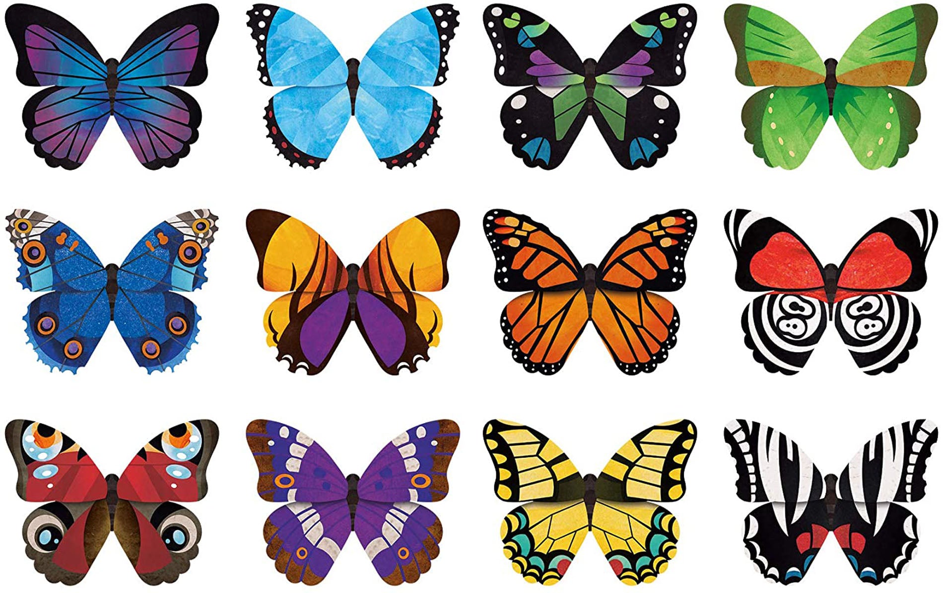 Butterfly Shaped Memory Match Game - Fun Educational Toy for Kids, Perfect for Preschool Learning & Family Game Night