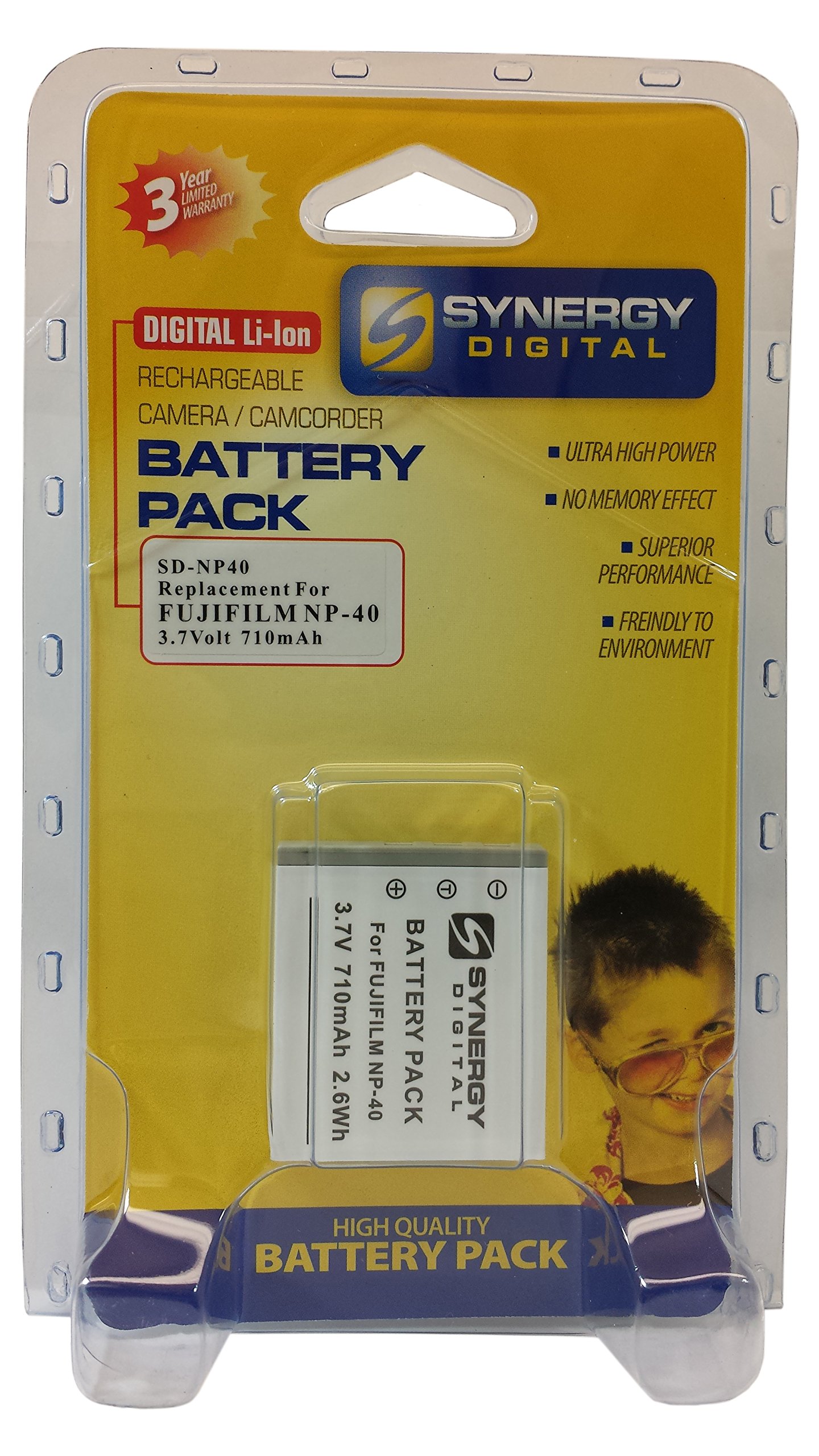 Synergy Digital Camera Accessory Kit - SDNP40 Battery & SDM-142 Charger for Pentax Optio L20 - Perfect for Travel Photography