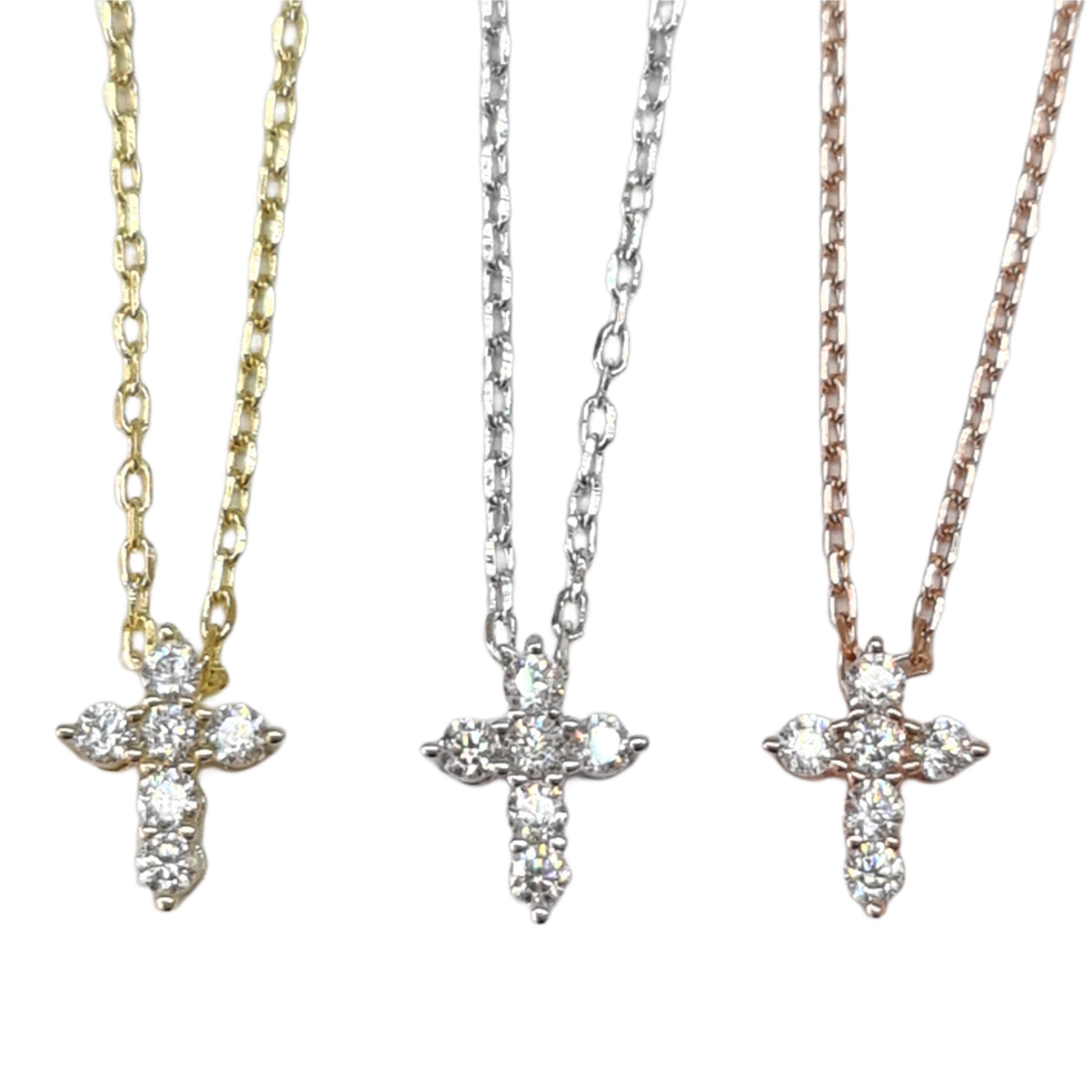 Isla Classic Cross Necklace - Small Sterling Silver Religious Pendant for Women - Perfect for Everyday Wear, Gifts & Special Occasions