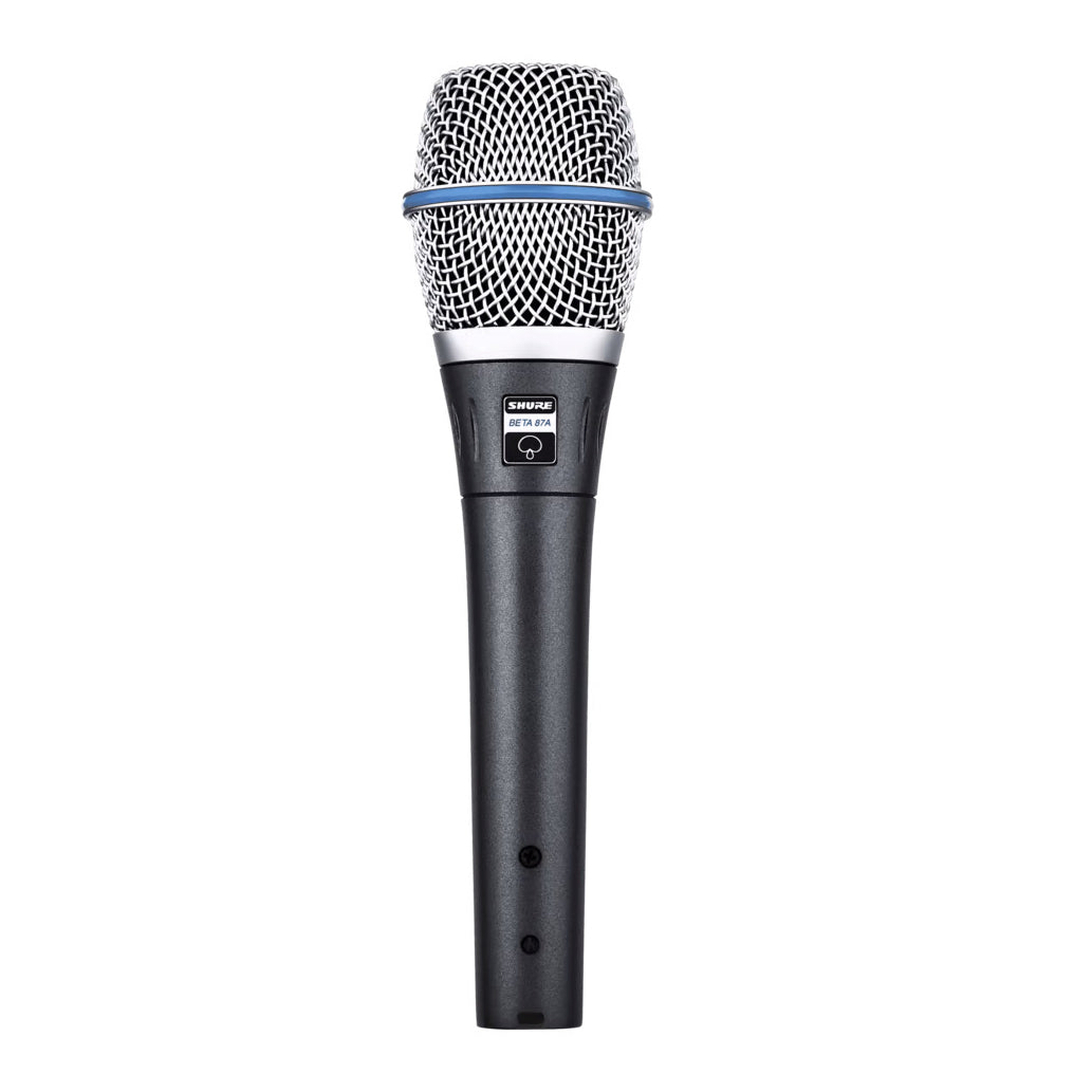 Shure BETA 87A Professional Vocal Microphone - Cardioid Condenser Mic for Live Performances, Studio Recording & Podcasting - Perfect for Singers, Musicians & Content Creators