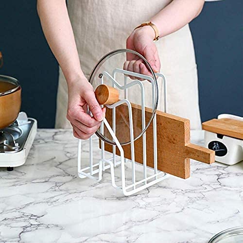 Premium Stainless Steel Cutting Board Holder & Kitchen Organizer - 4.92
