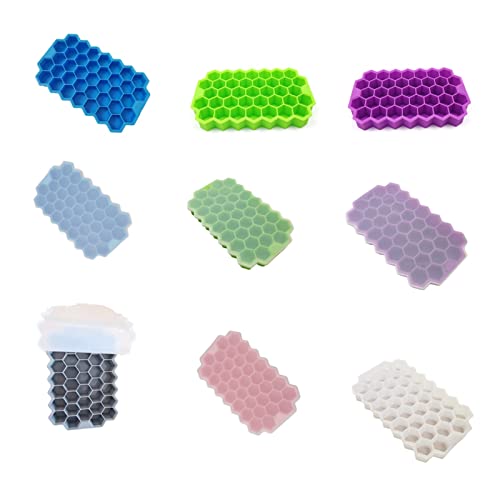 Premium Silicone Honeycomb Ice Cube Tray - BPA Free, Food Grade Ice Mold for Summer Drinks, Cocktails, and Iced Coffee | Perfect for Home Bars, Parties, and Outdoor BBQs