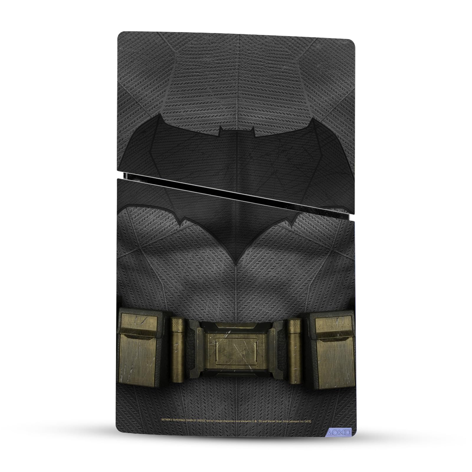 Official Batman V Superman: Dawn of Justice Vinyl Skin Sticker for PS5 Slim Digital Edition Console & Controller - Licensed Batman Costume Design - Gaming Accessories for Superhero Fans & Collectors - Perfect for Customizing Your PlayStation 5 Setup