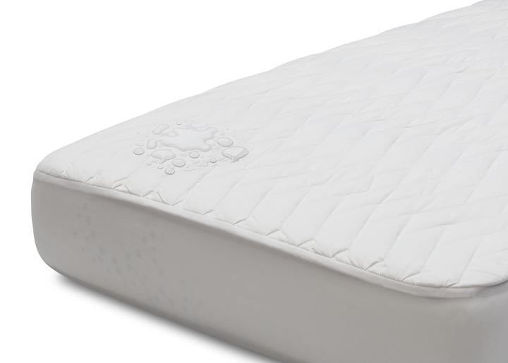 Beautyrest KIDS Silver DualCool Technology Fitted Baby Crib Mattress Pad Cover - Breathable & Hypoallergenic for Newborn Nursery & Daycare Use