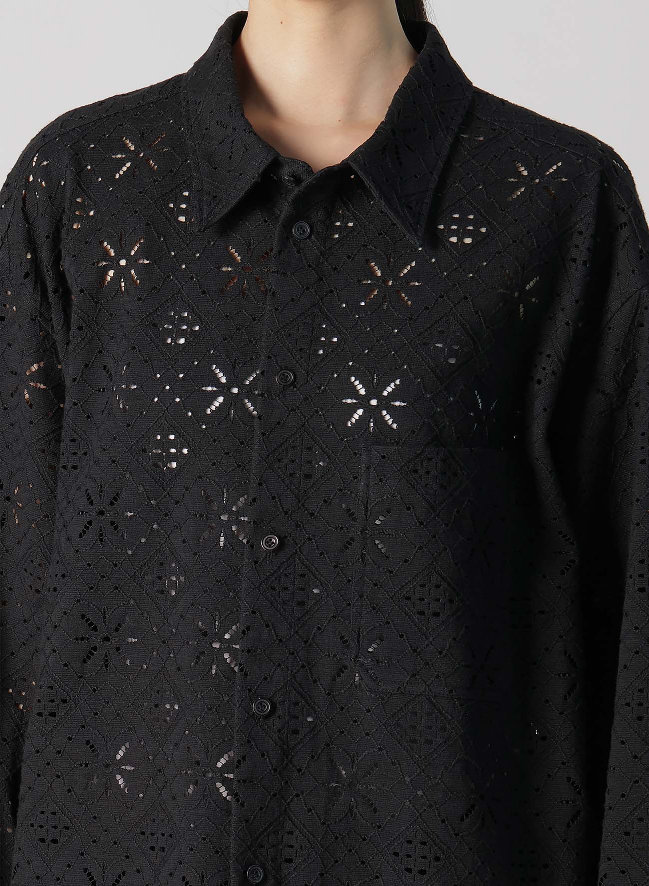Stylish Cotton Lace Regular Shirt for Women - Breathable & Comfortable Blouse for Office, Date Night & Casual Outfits