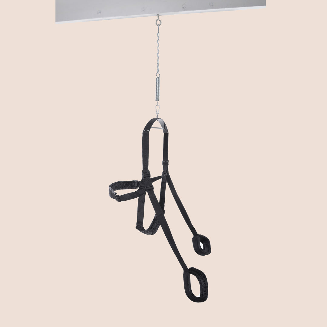 Premium Heavy Duty Adjustable Sex Swing for Couples - Fetish Fantasy Bondage Swing for Bedroom, BDSM, and Spice Up Your Love Life