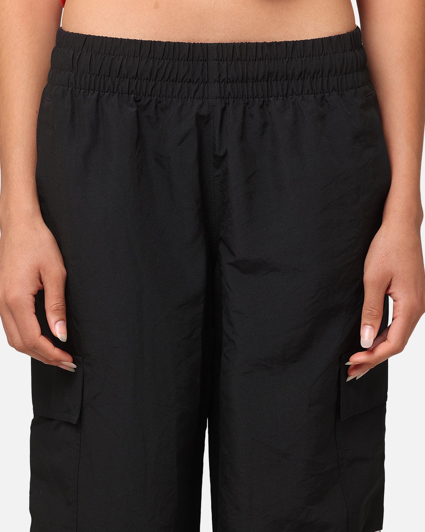 Adidas Women's 3 Stripe Cargo Pants - Black Casual Joggers for Streetwear & Workout | Perfect for Gym, Running & Everyday Fashion