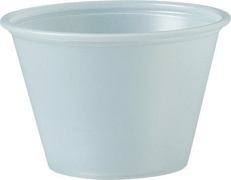 250-Pack 2.5 oz Clear Plastic Solo Cups | Disposable Portion Containers for Food, Beverages, Party Supplies & Craft Projects | Perfect for Weddings, BBQs, Picnics & Kids' Art Activities