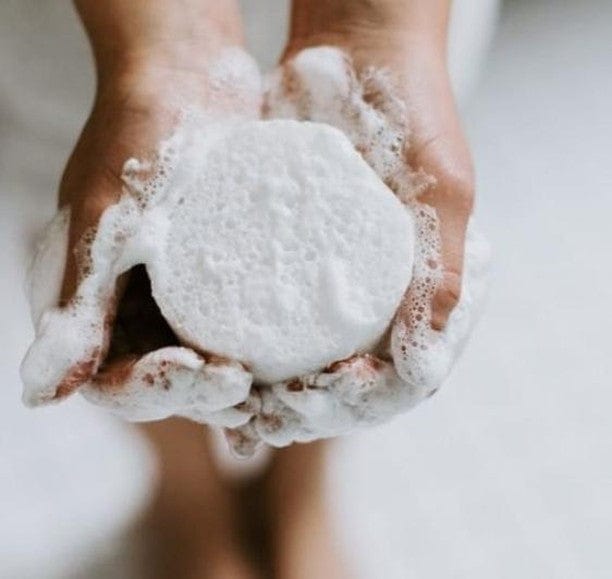Exfoliating Body Wash Sponge with Papaya Yuzu Scent | Gentle Skin Cleansing & Exfoliation | Perfect for Shower, Bath & Spa Days