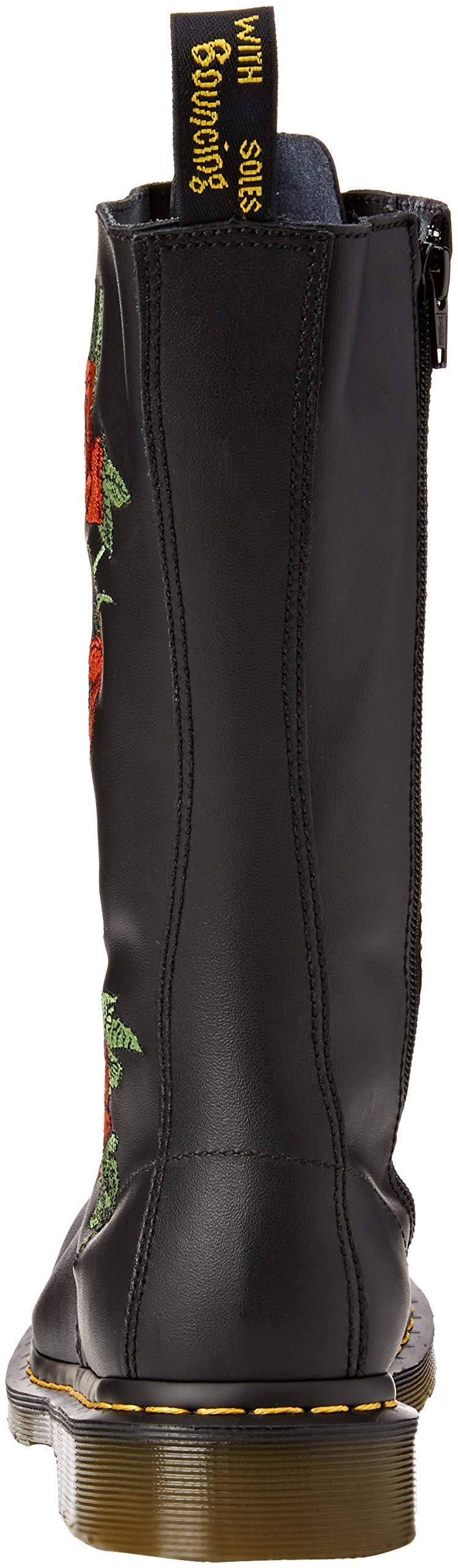 Dr. Martens Women's 1460 8-Eye Boots Black Leather Ankle Boots - Perfect for Casual Wear, Street Style & Everyday Fashion