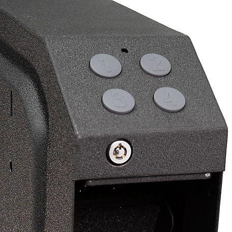 GunVault SV500 SpeedVault Quick Access Biometric Handgun Safe - Secure Pistol Storage for Home, Car & Nightstand - Fast Fingerprint Access for Emergency Protection